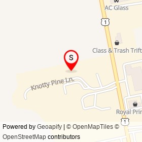 James River Collision Center on Knotty Pine Lane,  Virginia - location map