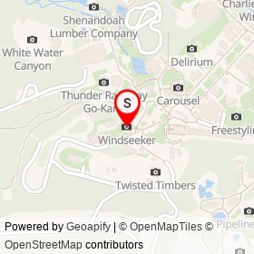 Windseeker on KD Footways Eiffel Tower Circle,  Virginia - location map
