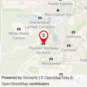Thunder Raceway Go-Karts on KD Footways Eiffel Tower Circle,  Virginia - location map