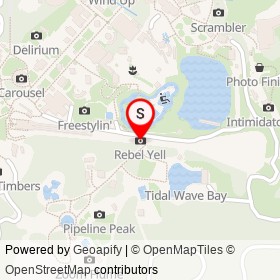 Rebel Yell on KD Footways Intimidator Circle,  Virginia - location map