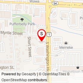 AutoZone on Myrtle Street, Ashland Virginia - location map