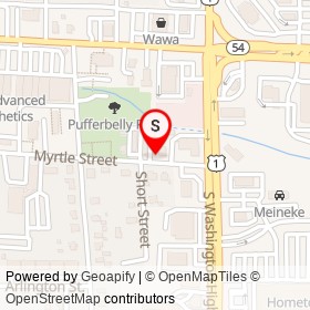 Ashland Mini Storage on Myrtle Street, Ashland Virginia - location map