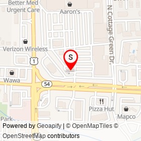 Starbucks on England Street, Ashland Virginia - location map