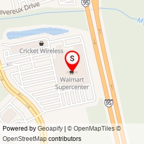 Walmart Supercenter on Hill Carter Parkway, Ashland Virginia - location map