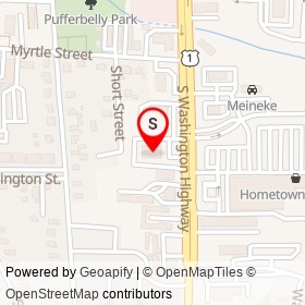 O'Reilly Auto Parts on Short Street, Ashland Virginia - location map