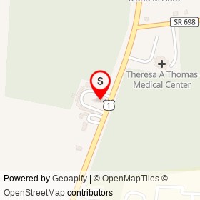 Shady Grove Motel on North Washington Highway, Ashland Virginia - location map