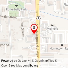 Pepicelli's Pizza on South Washington Highway, Ashland Virginia - location map