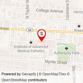 Andy's Restaurant and Lounge on England Street, Ashland Virginia - location map