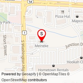 Meineke on Junction Drive, Ashland Virginia - location map