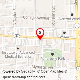 Owen's Barber Shop on Randolph Street, Ashland Virginia - location map