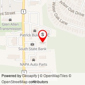 Owen's Funeral Home on Green Chimney Court, Ashland Virginia - location map