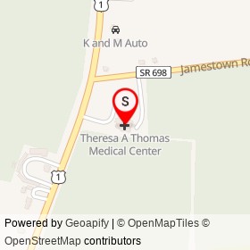 Theresa A Thomas Medical Center on North Washington Highway, Ashland Virginia - location map