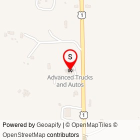 Advanced Trucks and Autos on Washington Highway, Doswell Virginia - location map