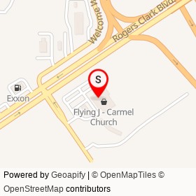 Denny's on Rogers Clark Boulevard,  Virginia - location map