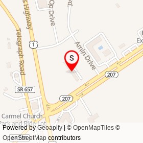 Econo Lodge on Rogers Clark Boulevard,  Virginia - location map