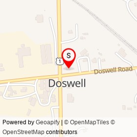 Deli and Pub on Washington Highway, Doswell Virginia - location map