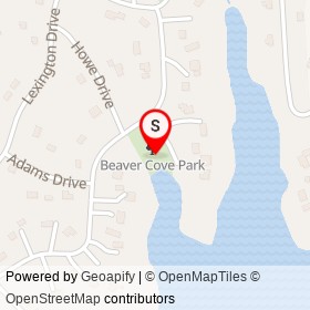 Beaver Cove Park on ,  Virginia - location map