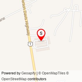 No Name Provided on Jefferson Davis Highway, Thornburg Virginia - location map