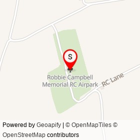 Robbie Campbell Memorial RC Airpark on , Thornburg Virginia - location map