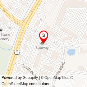 Nomad Vapor on Southpoint Parkway, Fredericksburg Virginia - location map