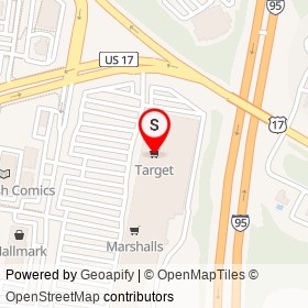 Target on Mills Drive,  Virginia - location map