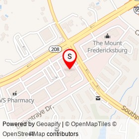 Provisions Thrift Store on Wakeman Drive, Fredericksburg Virginia - location map