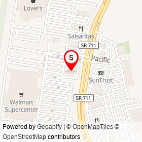 Bob Evans on Southpoint Parkway, Fredericksburg Virginia - location map