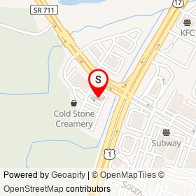 Starbucks on Southpoint Parkway, Fredericksburg Virginia - location map