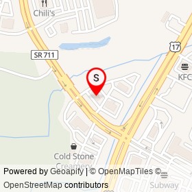 Wendy's on Southpoint Parkway,  Virginia - location map