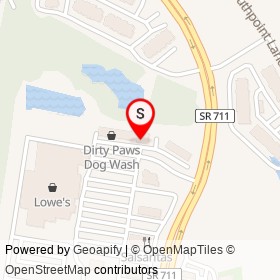 Hair Cuttery on Southpoint Parkway, Fredericksburg Virginia - location map