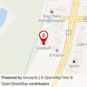 Goodwill on Jefferson Davis Highway,  Virginia - location map