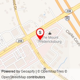 Found and Sons Funeral Chapel on Courthouse Road, Fredericksburg Virginia - location map