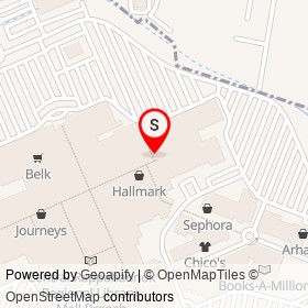 Sports Kingdom on Mall Court, Fredericksburg Virginia - location map
