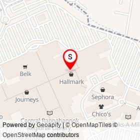 Express on Mall Court, Fredericksburg Virginia - location map