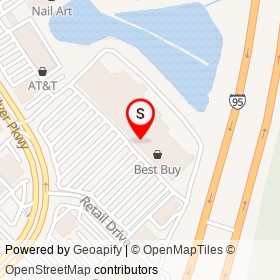 Bassett Furniture on Retail Drive, Fredericksburg Virginia - location map