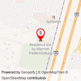 Residence Inn by Marriott Fredericksburg on I 95;US 17, Fredericksburg Virginia - location map