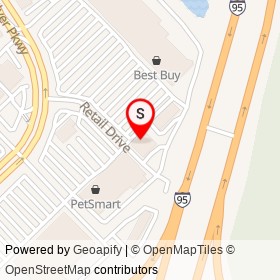 Mattress Firm on Retail Drive, Fredericksburg Virginia - location map