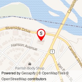 No Name Provided on Riverside Drive, Fredericksburg Virginia - location map