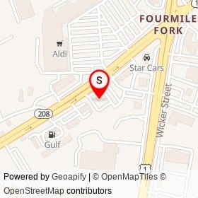 Dairy Queen on Courthouse Road, Fredericksburg Virginia - location map
