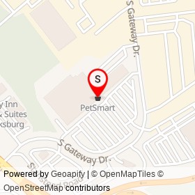 PetSmart on South Gateway Drive,  Virginia - location map