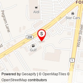 Courthouse Tire & Service Center on Courthouse Road, Fredericksburg Virginia - location map