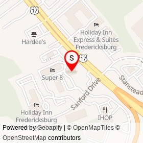 Sam's Pizza and Subs on Warrenton Road,  Virginia - location map
