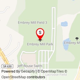 Embrey Mill Park on , Stafford Virginia - location map