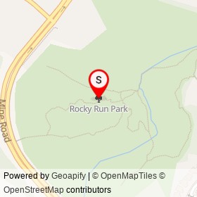 Rocky Run Park on , Stafford Virginia - location map