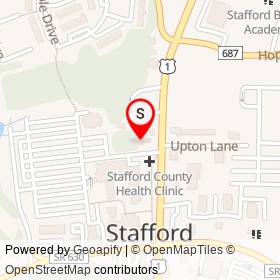 7-Eleven on Jefferson Davis Highway, Stafford Virginia - location map