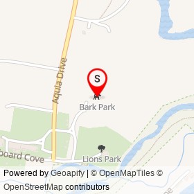 Bark Park on Aquia Drive,  Virginia - location map