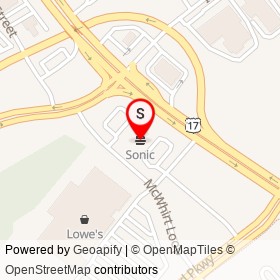 Sonic on McWhirt Loop,  Virginia - location map