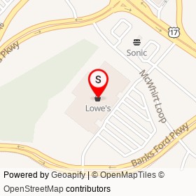 Lowe's on McWhirt Loop,  Virginia - location map