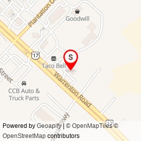 Jiffy Lube on Warrenton Road,  Virginia - location map