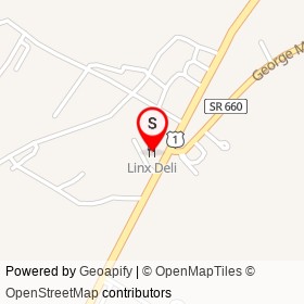 Linx Deli on Jefferson Davis Highway,  Virginia - location map